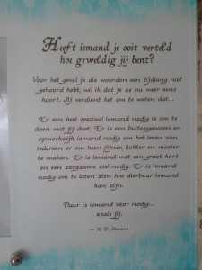 heeft iemand je ooit verteld